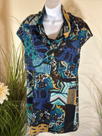 Papa Vancouver Shift Dress- Multi Coloured Pattern