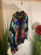 Size L Vintage 80's Vibrant Design Chic Petites Jacket