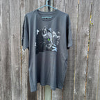Local Artist- Trevor Phillips- Smoking Wordy Cat Print T-shirt
