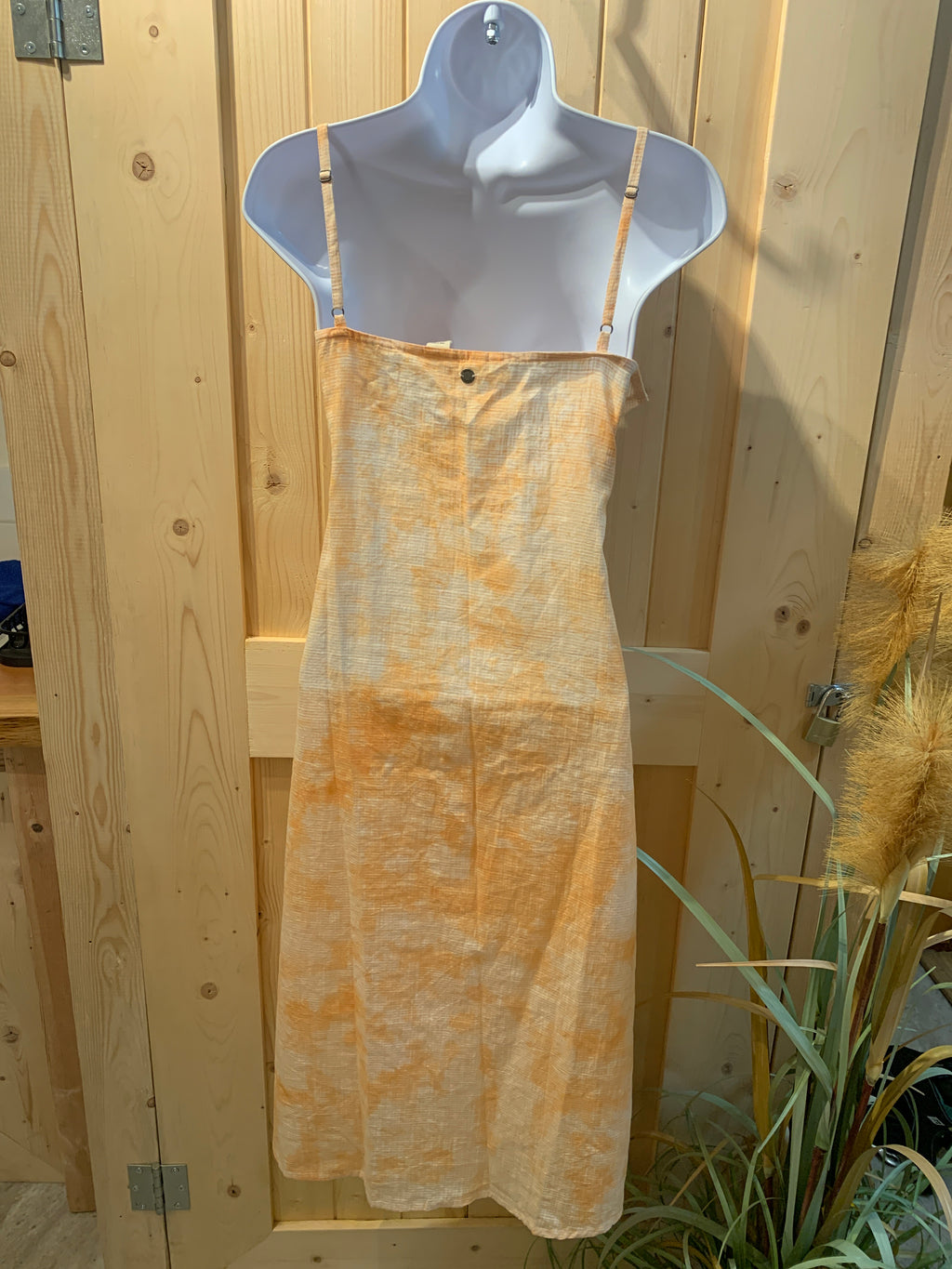 Size M Roxy Button Down Adjustable Spaghetti Strap Summer Dress