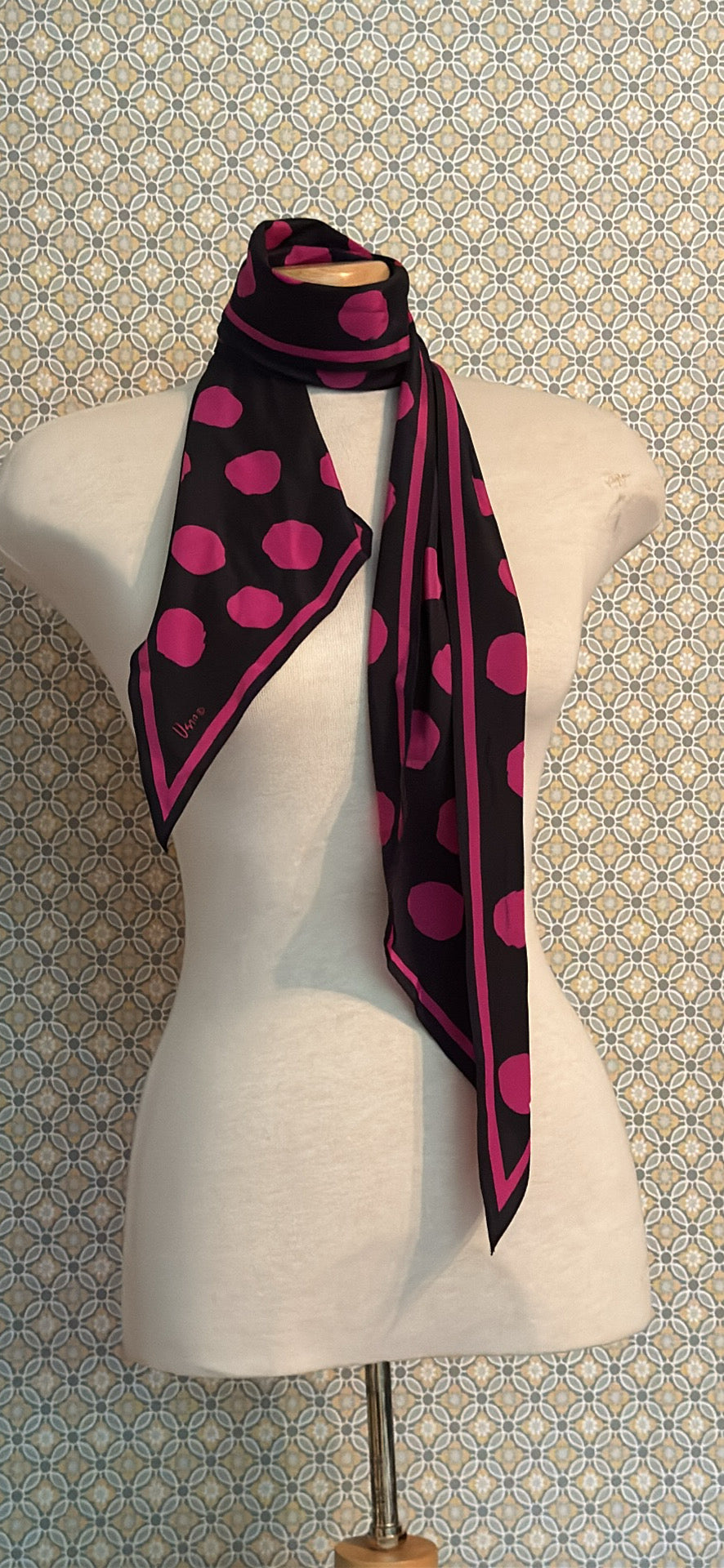 Polka Doy Silky Scarf