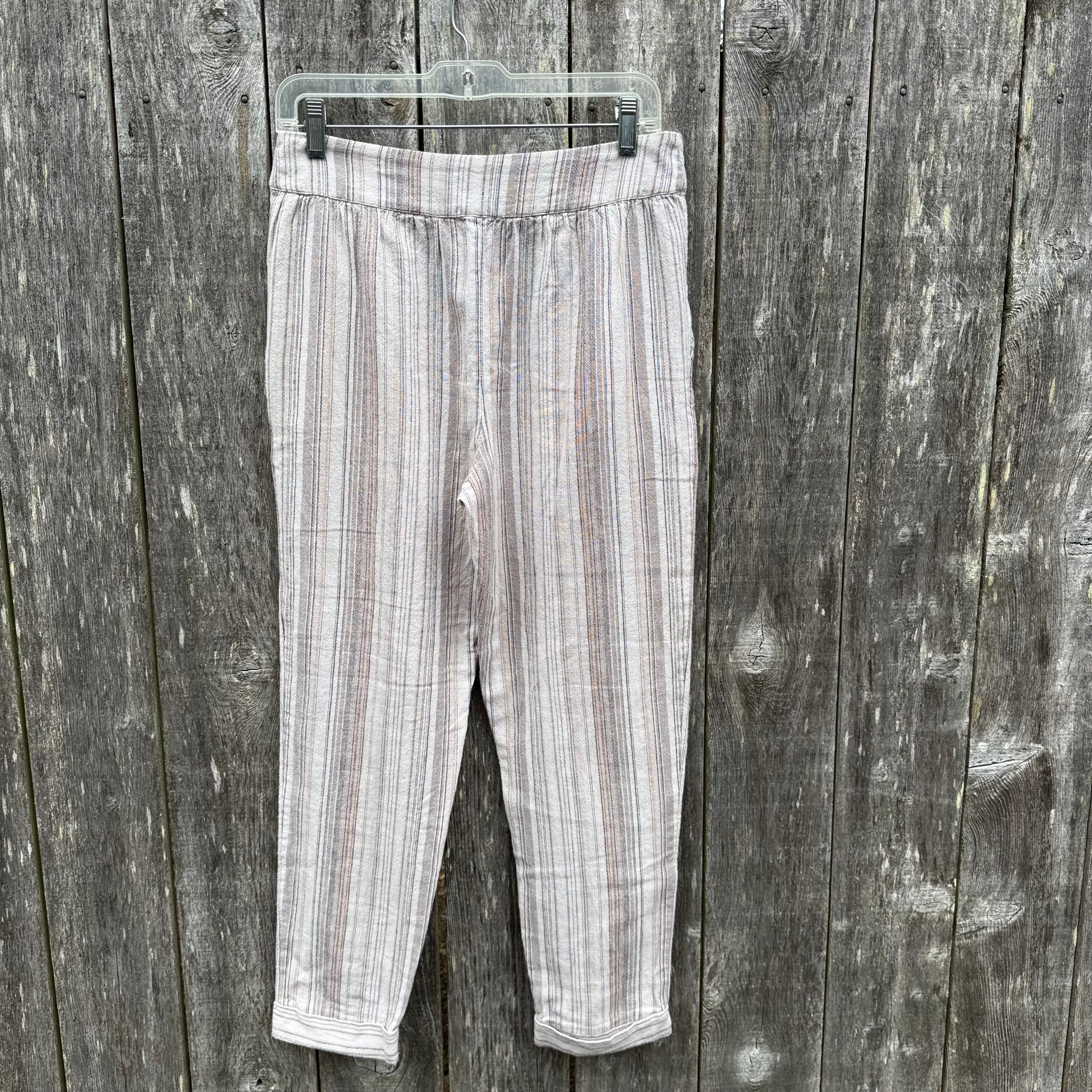 Striped Cotton Pants Size S