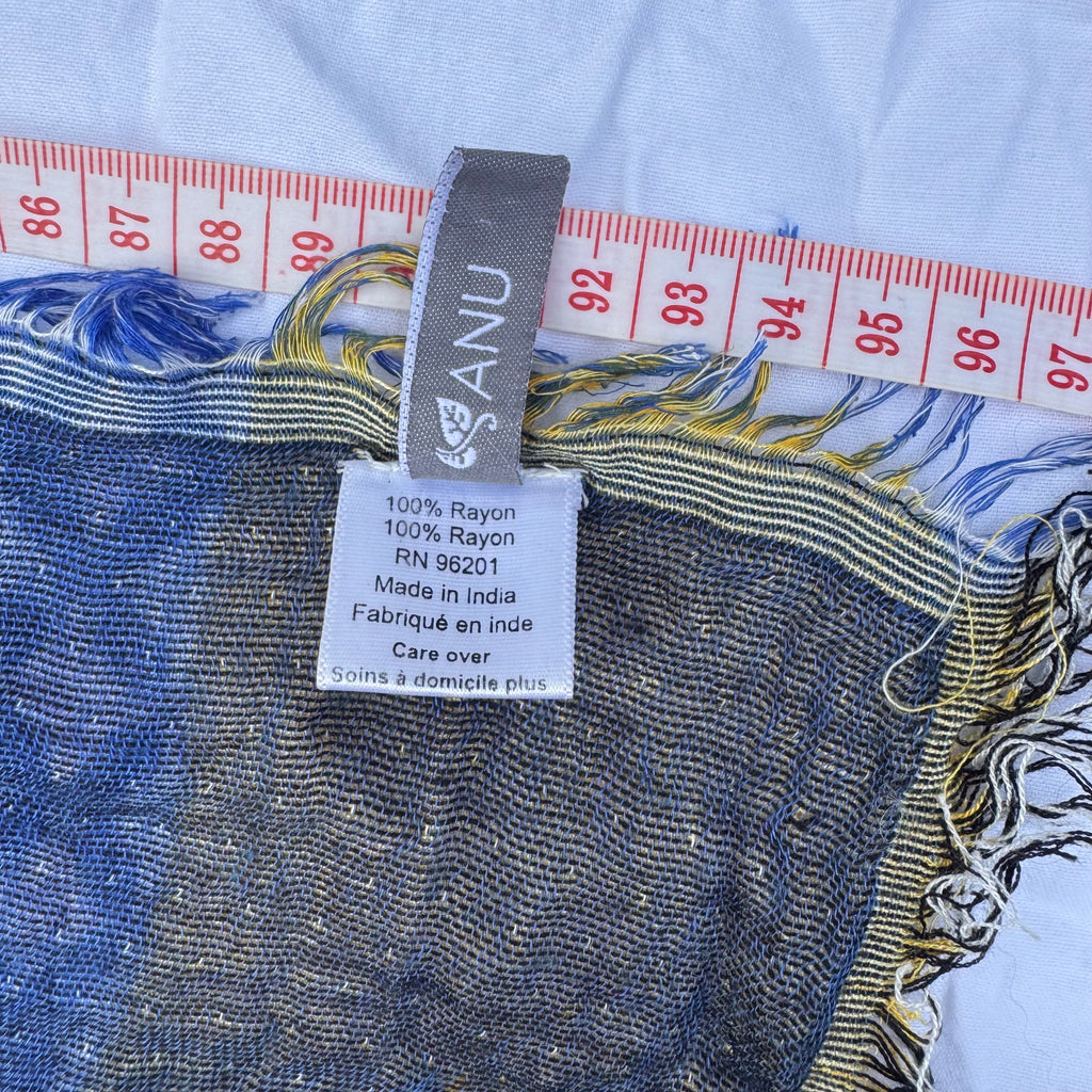 Anu 100% Rayon Boho Patterned Scarf