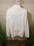 Vintage Alia Sport Mesh Lined Windbreaker With Floral and Butterfly Print