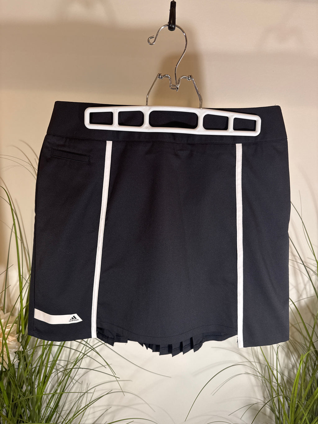 Adidas Pure Motion Coolmax Black Tennis Golf Skirt Skort Size 6