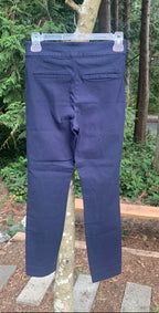 Size Small stretchy navy blue ankle pants