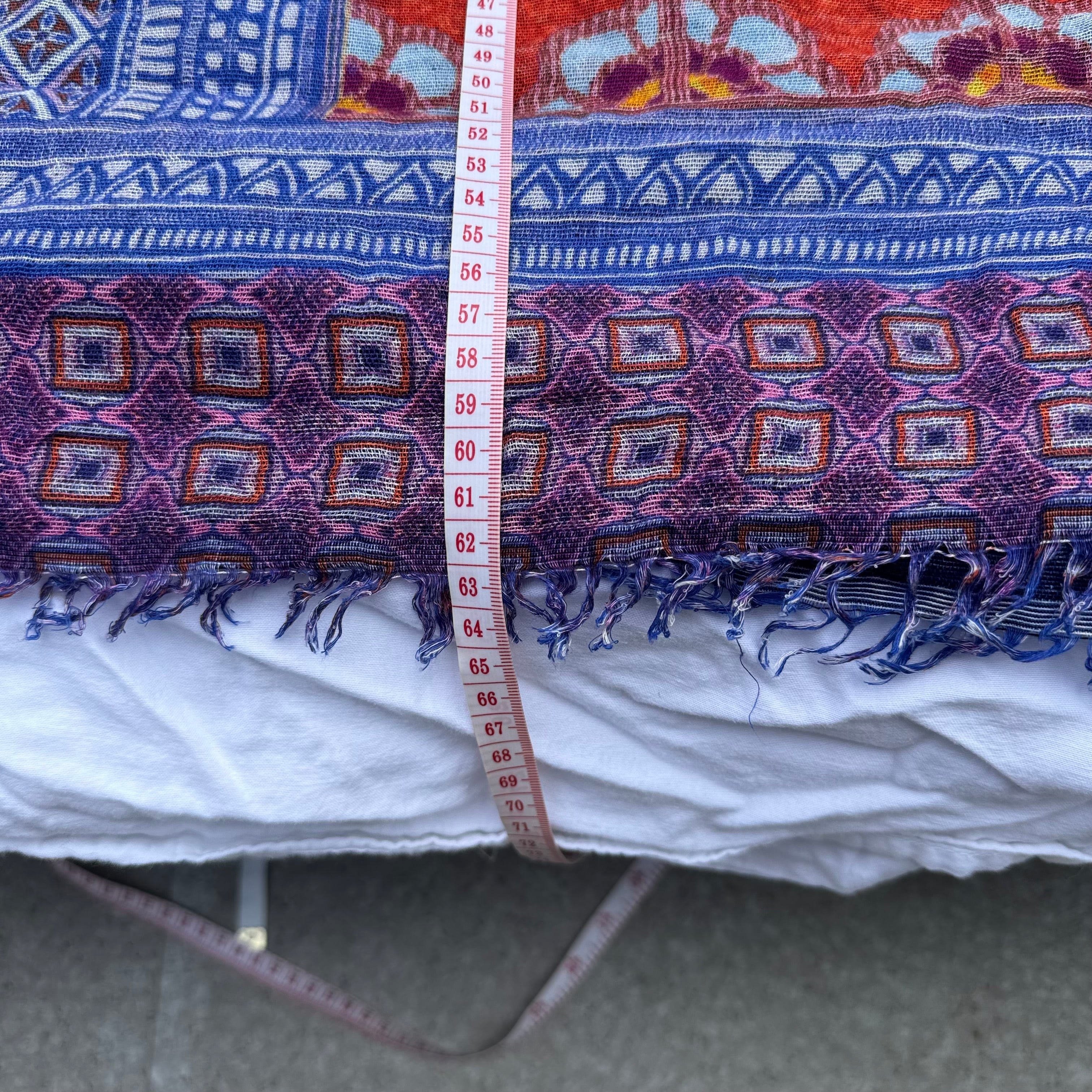 Anu 100% Rayon Boho Patterned Scarf
