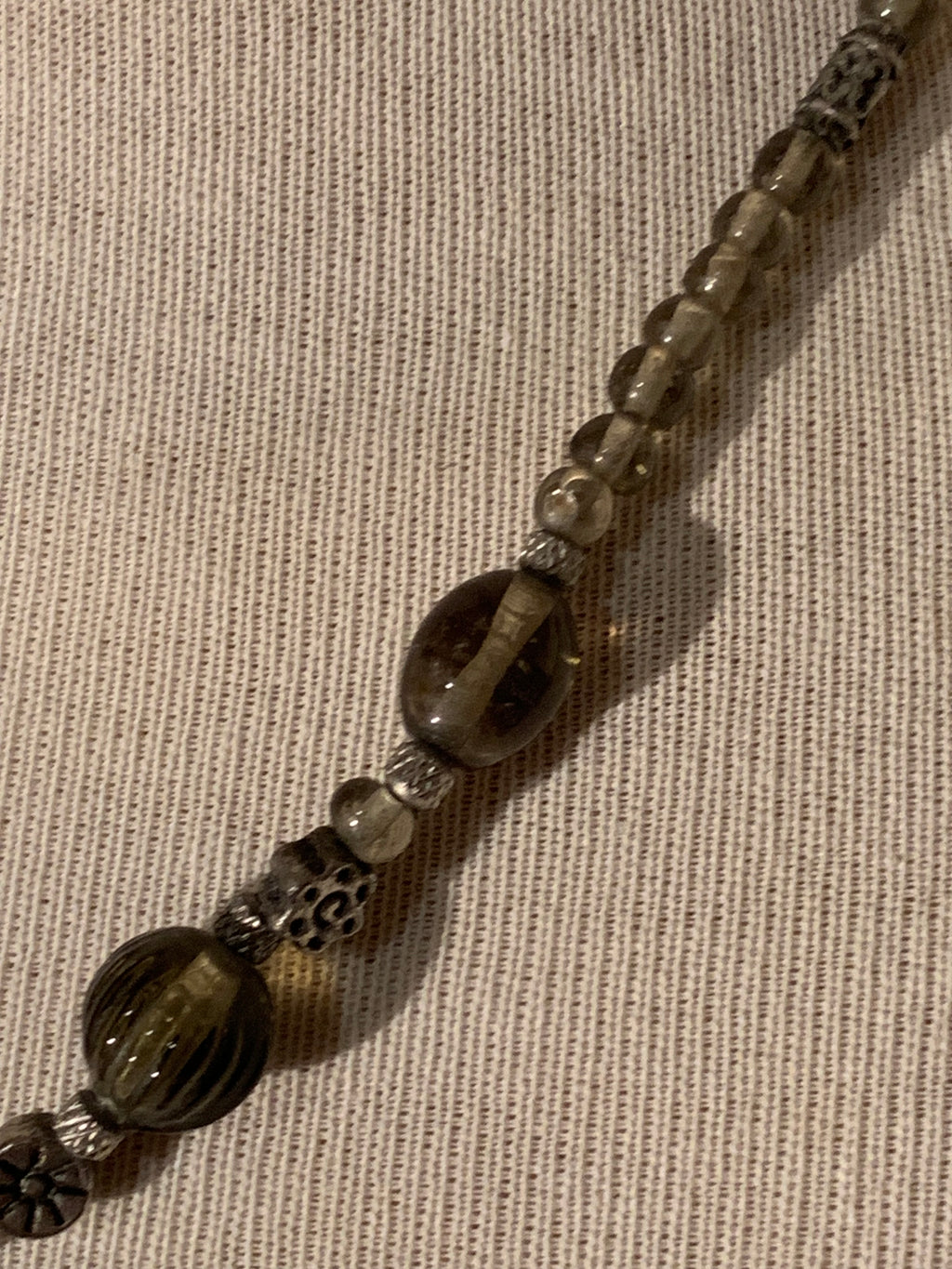 Bohemian-Style Beaded Pendant Necklace