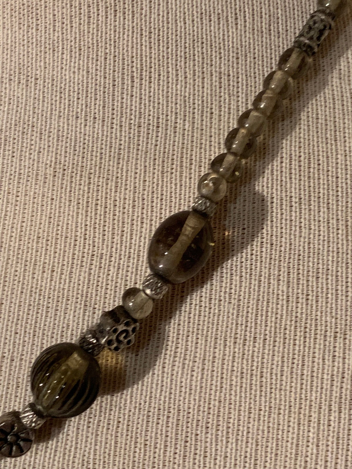 Bohemian-Style Beaded Pendant Necklace