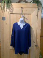 Cristina B- Royal Blue Blouse
