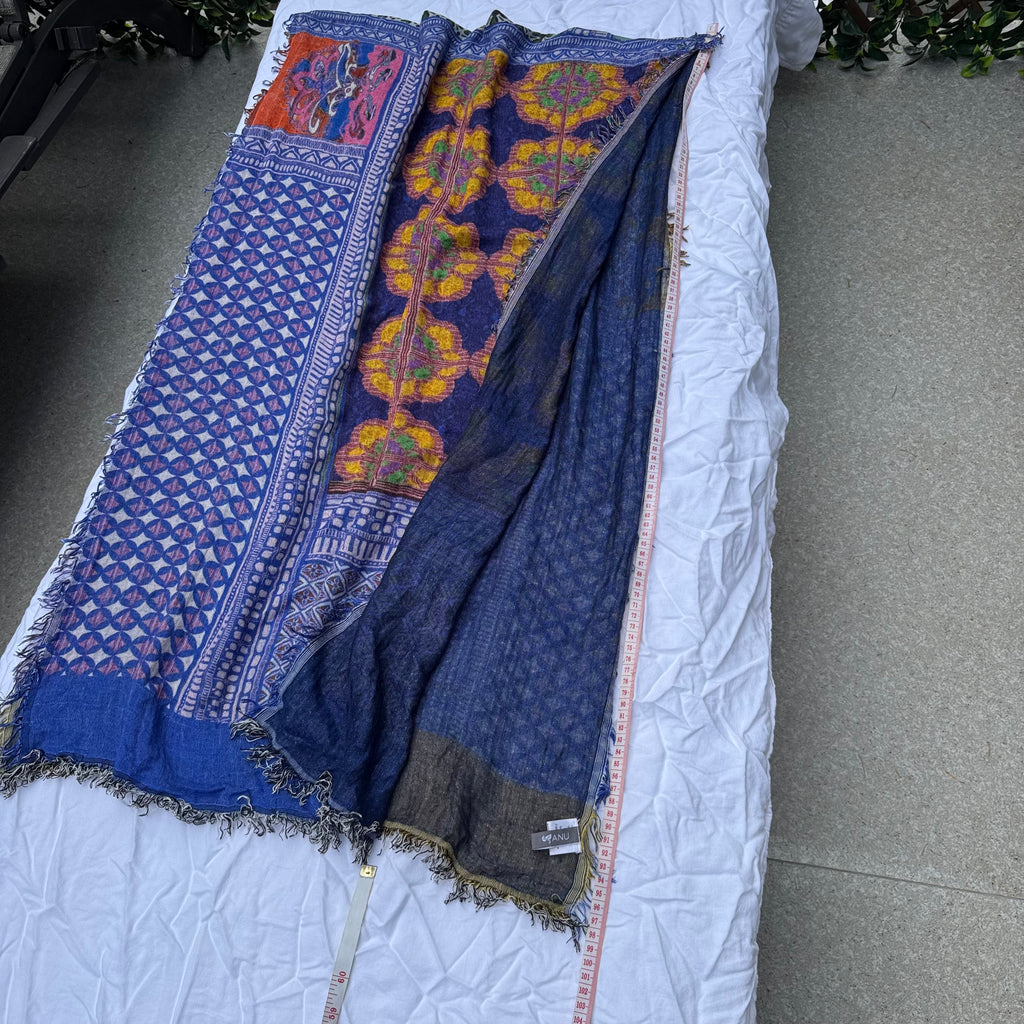 Anu 100% Rayon Boho Patterned Scarf