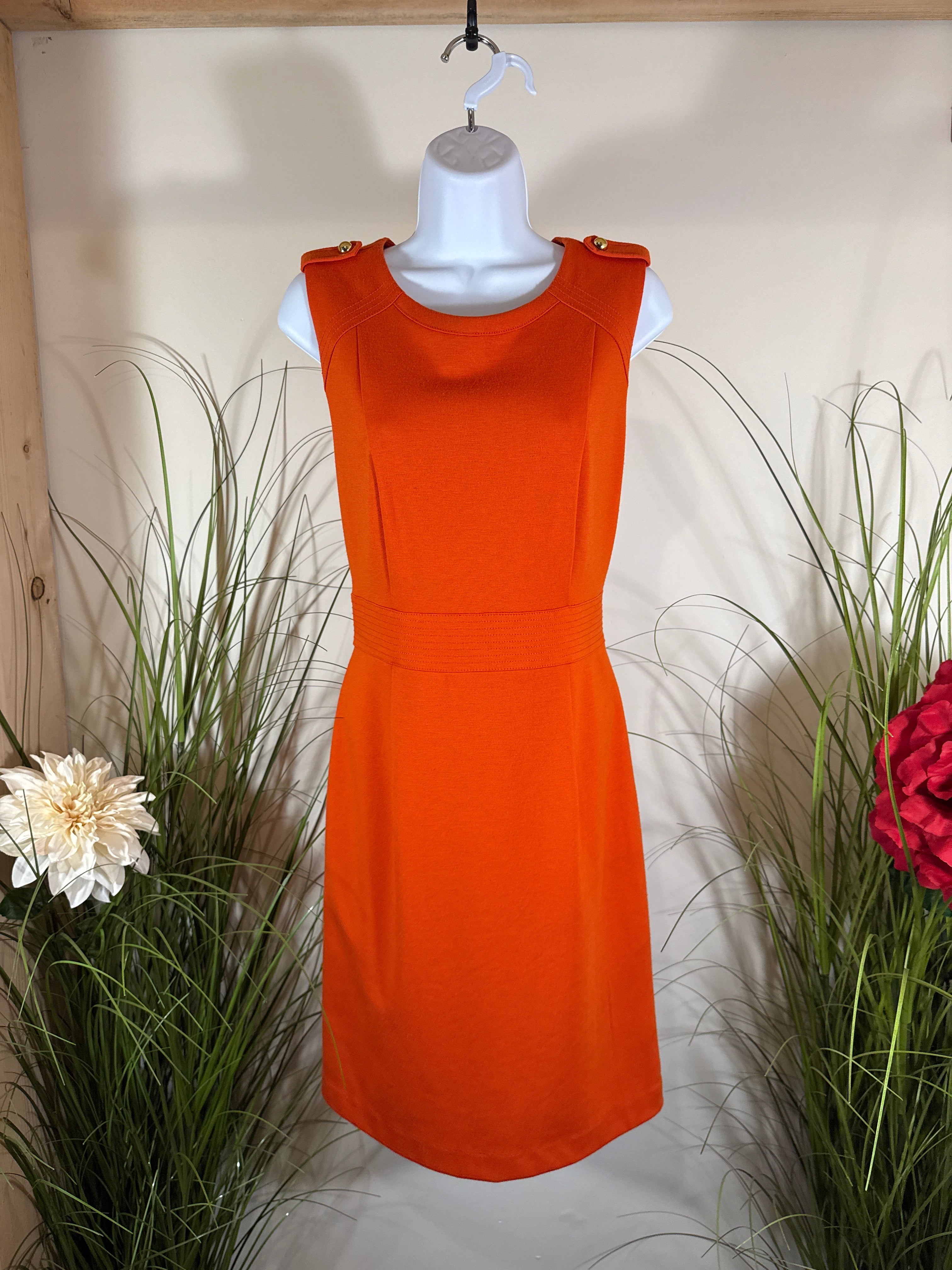 Banana Republic Orange Sheath Dress