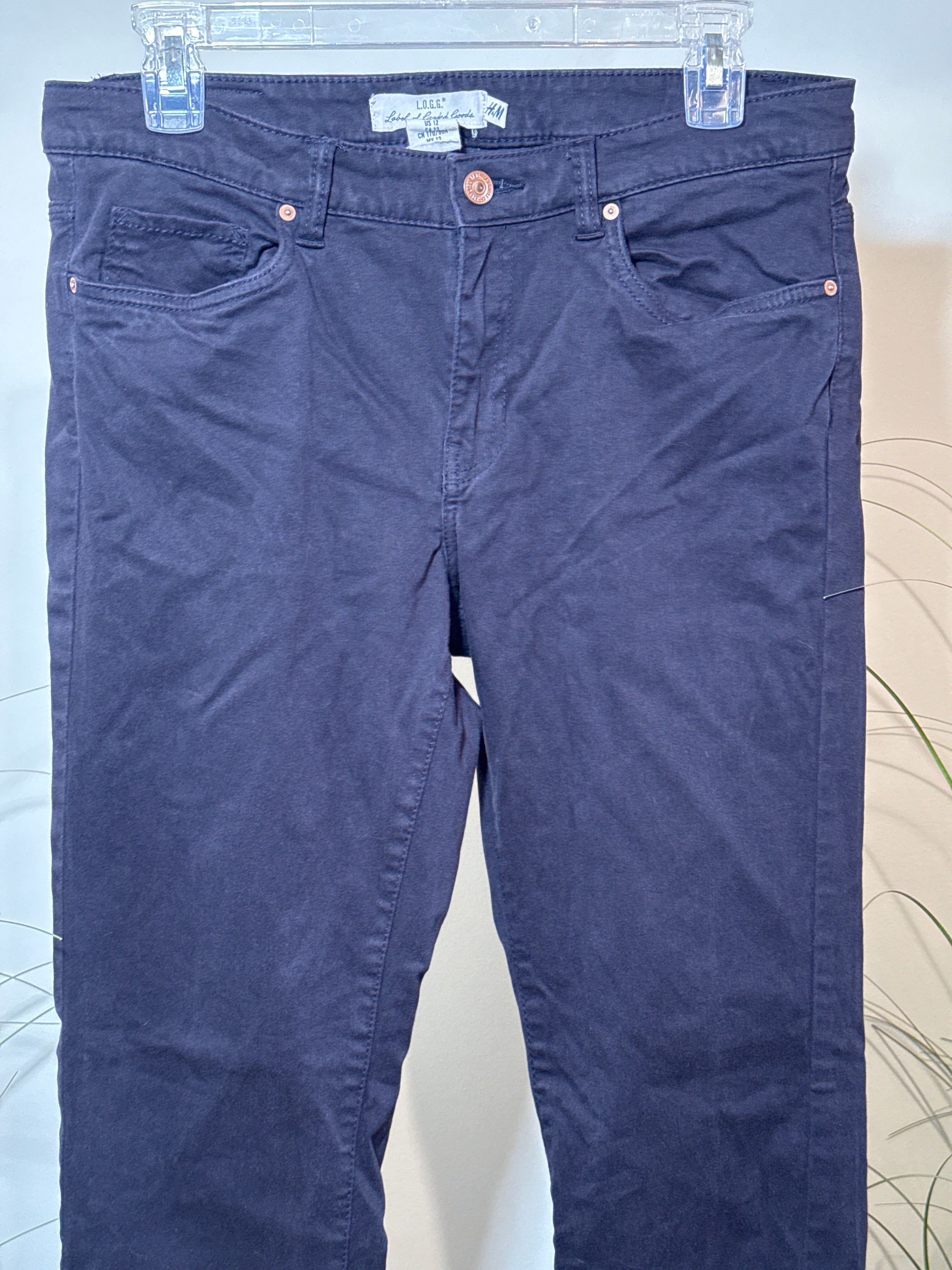 L.O.G.G. H&M Navy Blue Pants