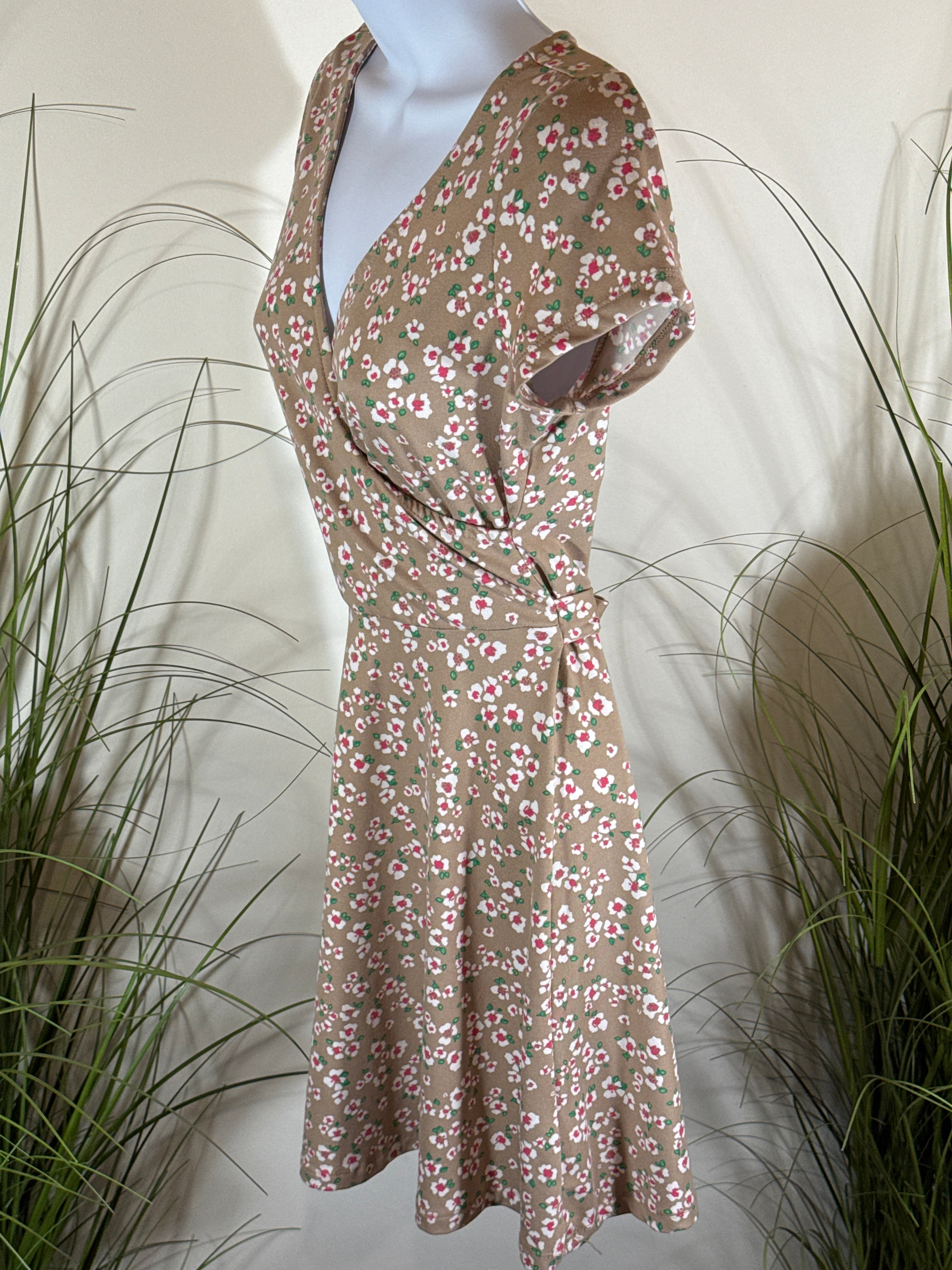 Rebel Sugar Faux Wrap Dress