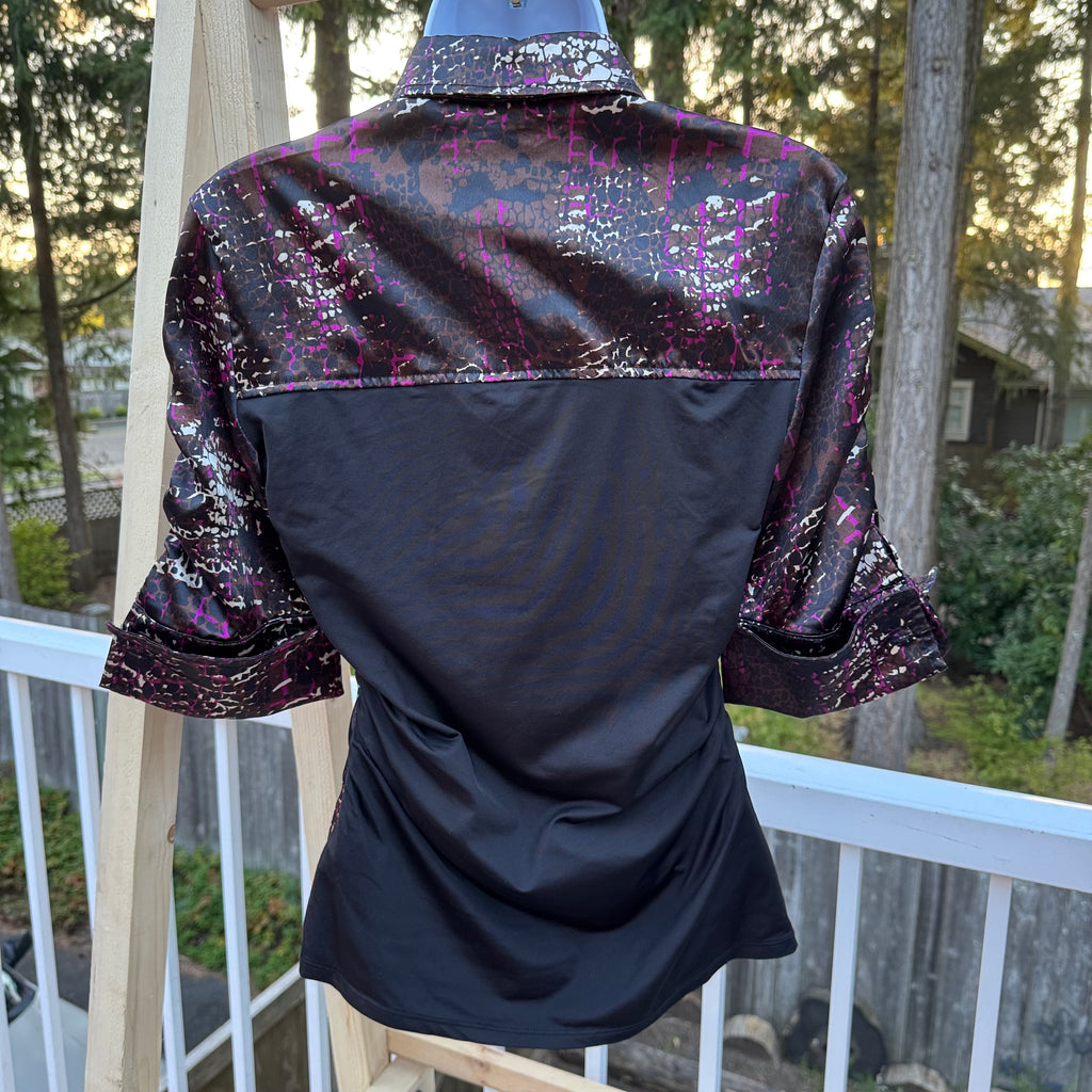 Vintage Y2K Foxy Jeans Blouse Size M