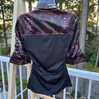 Vintage Y2K Foxy Jeans Blouse Size M