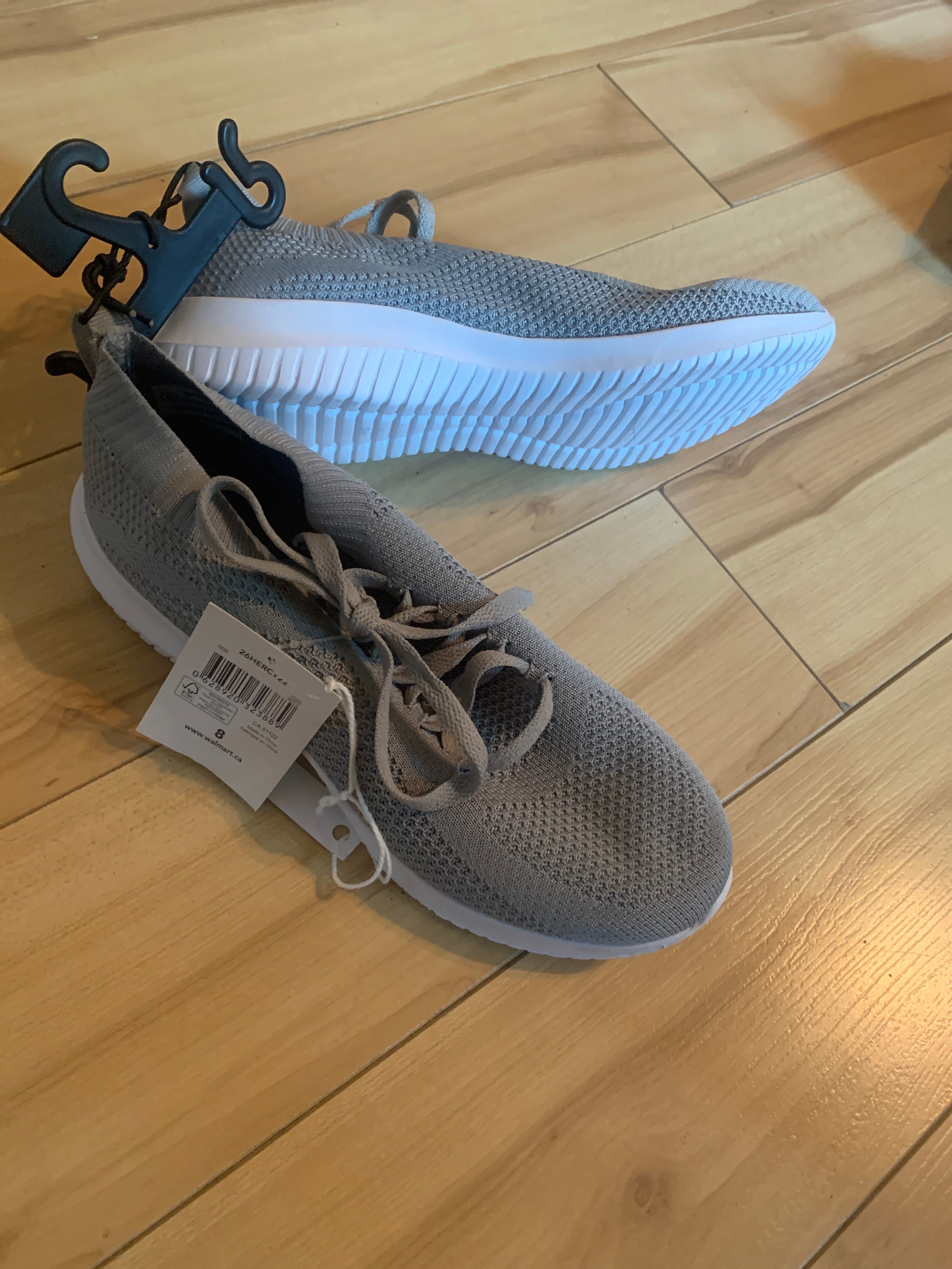 Size 8 Women's Athletic Works Grey Active Shoes