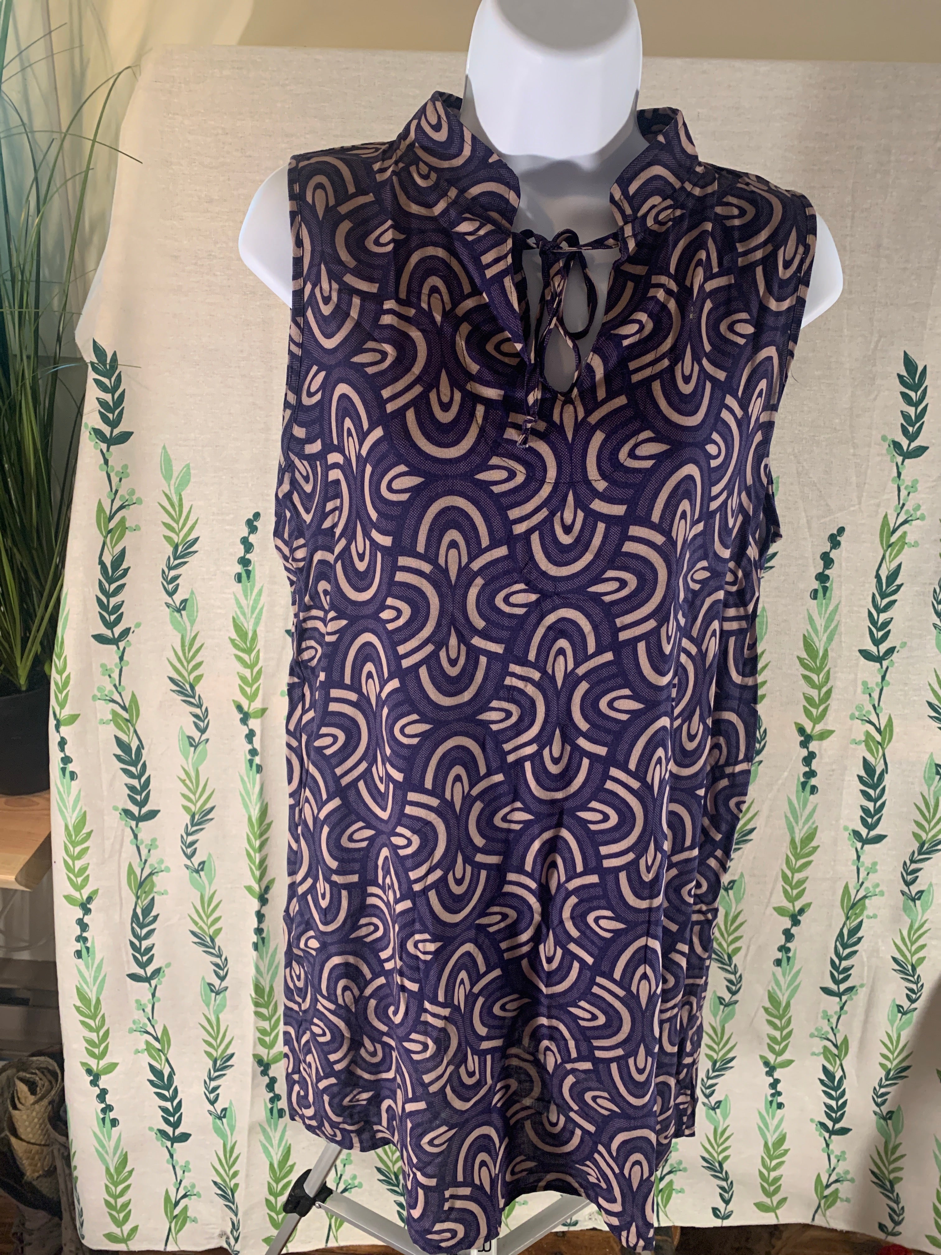 Sleeveless Bohemian Style Flowy Blouses