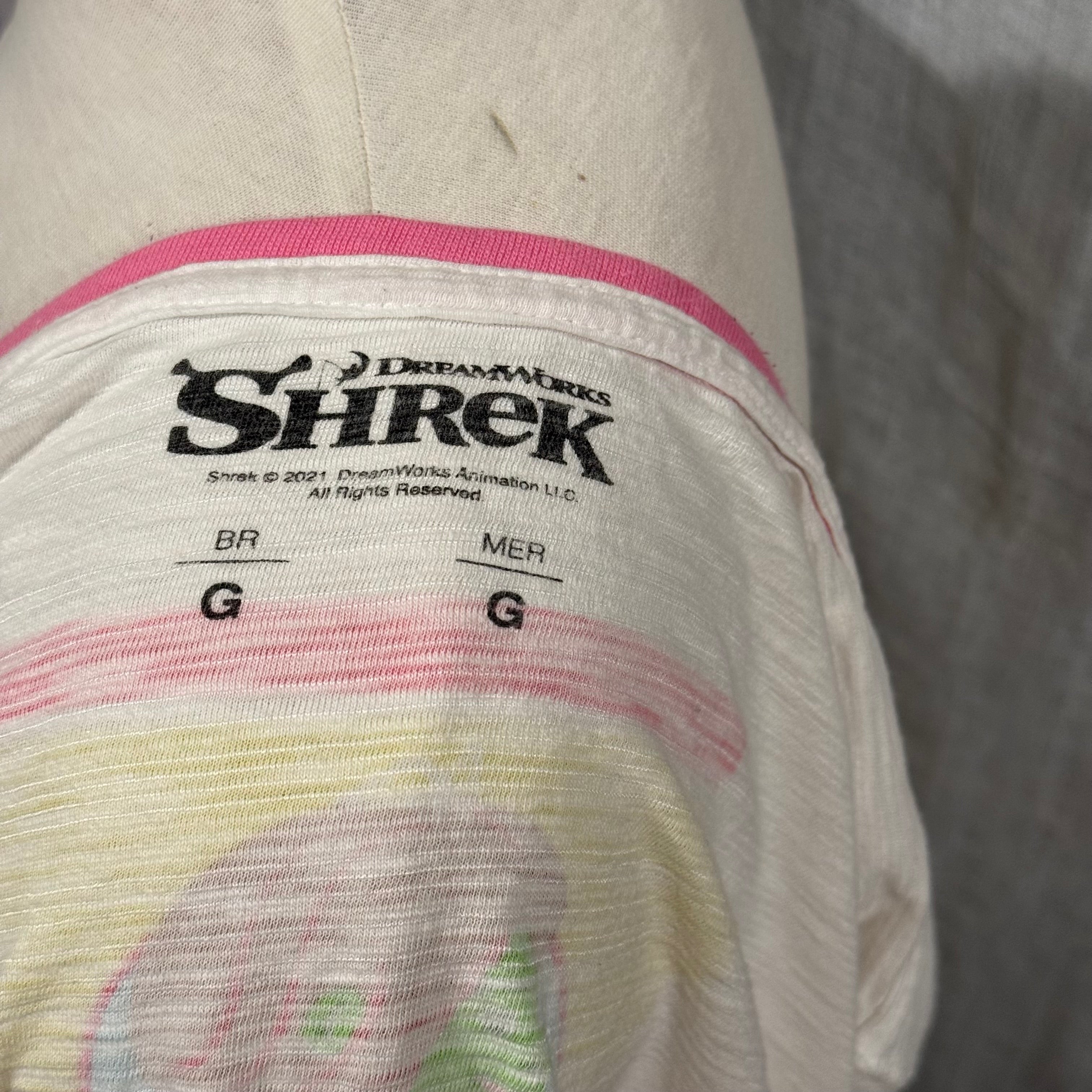 Size L Shrek Dreamworks Princess Fiona Mud Pack T-shirt