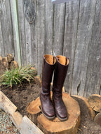 Size 6 Women Boulet Genuine Leather Cowboy Boots Made in Canada