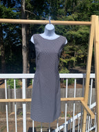 Mario Serrani Shift Dress- Geometric Pattern