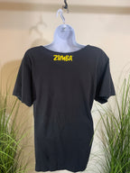 Women Power Zumba Cut Collar T-Shirt