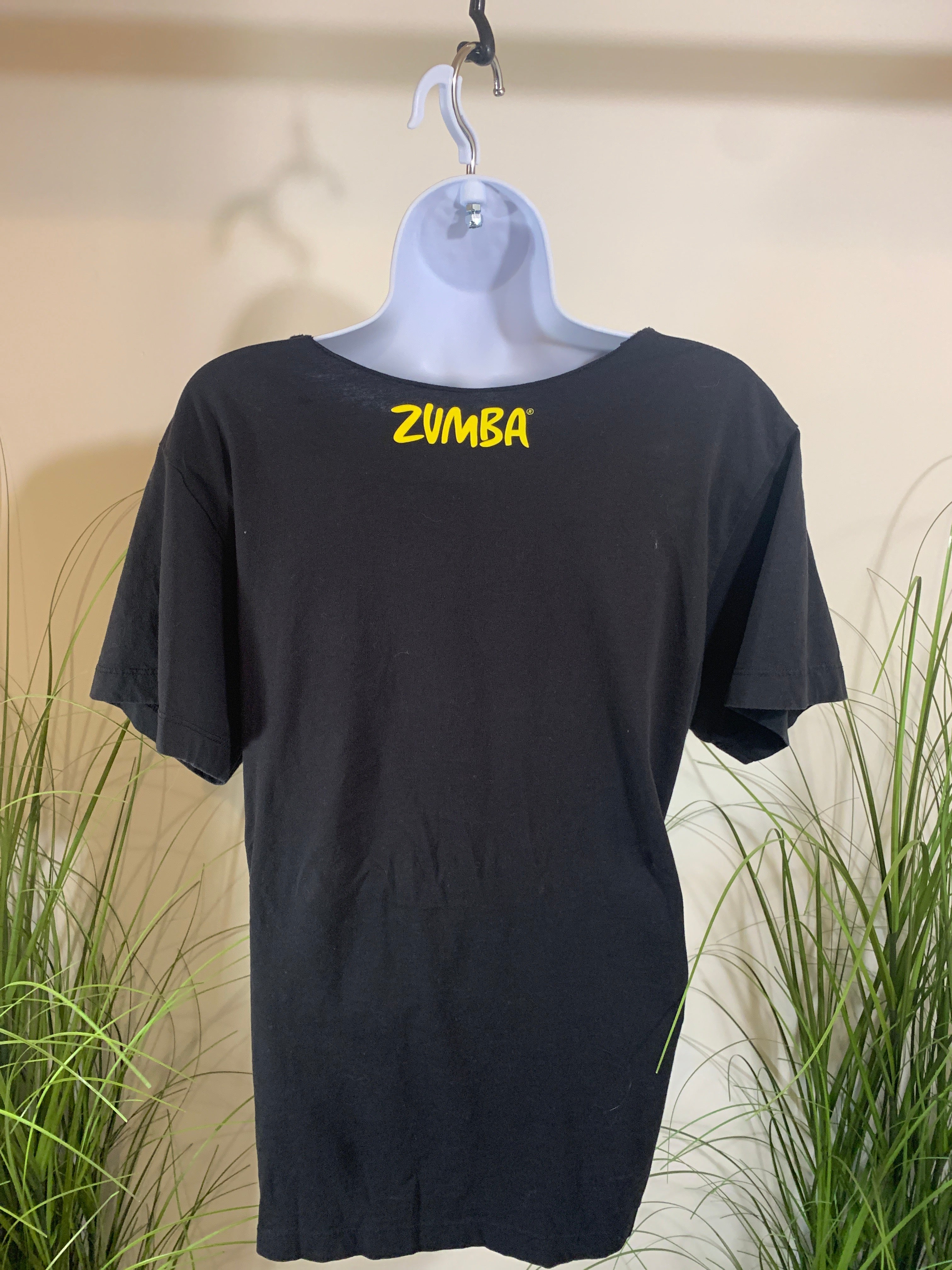 Women Power Zumba Cut Collar T-Shirt