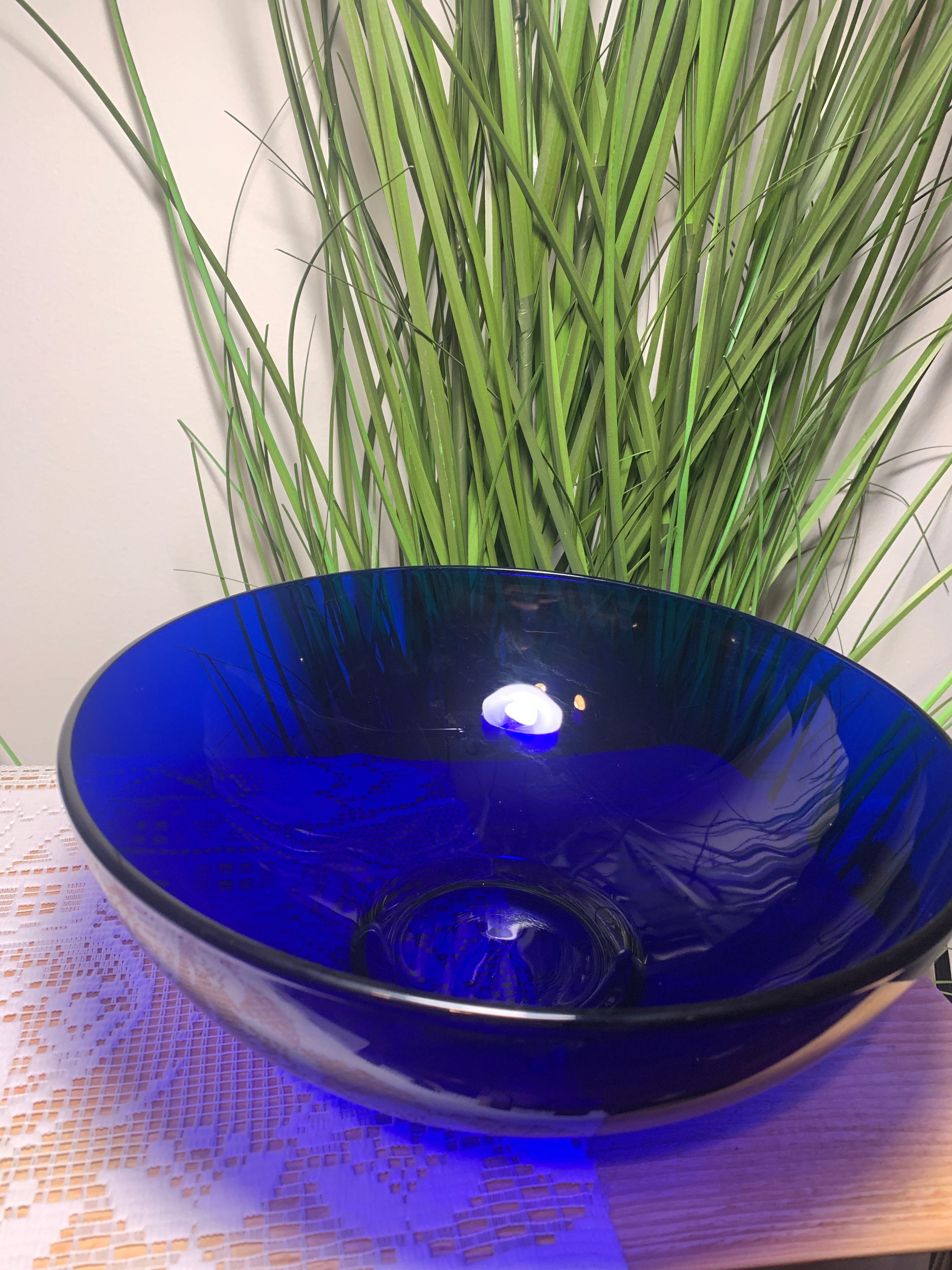 Blue Glass Bowl