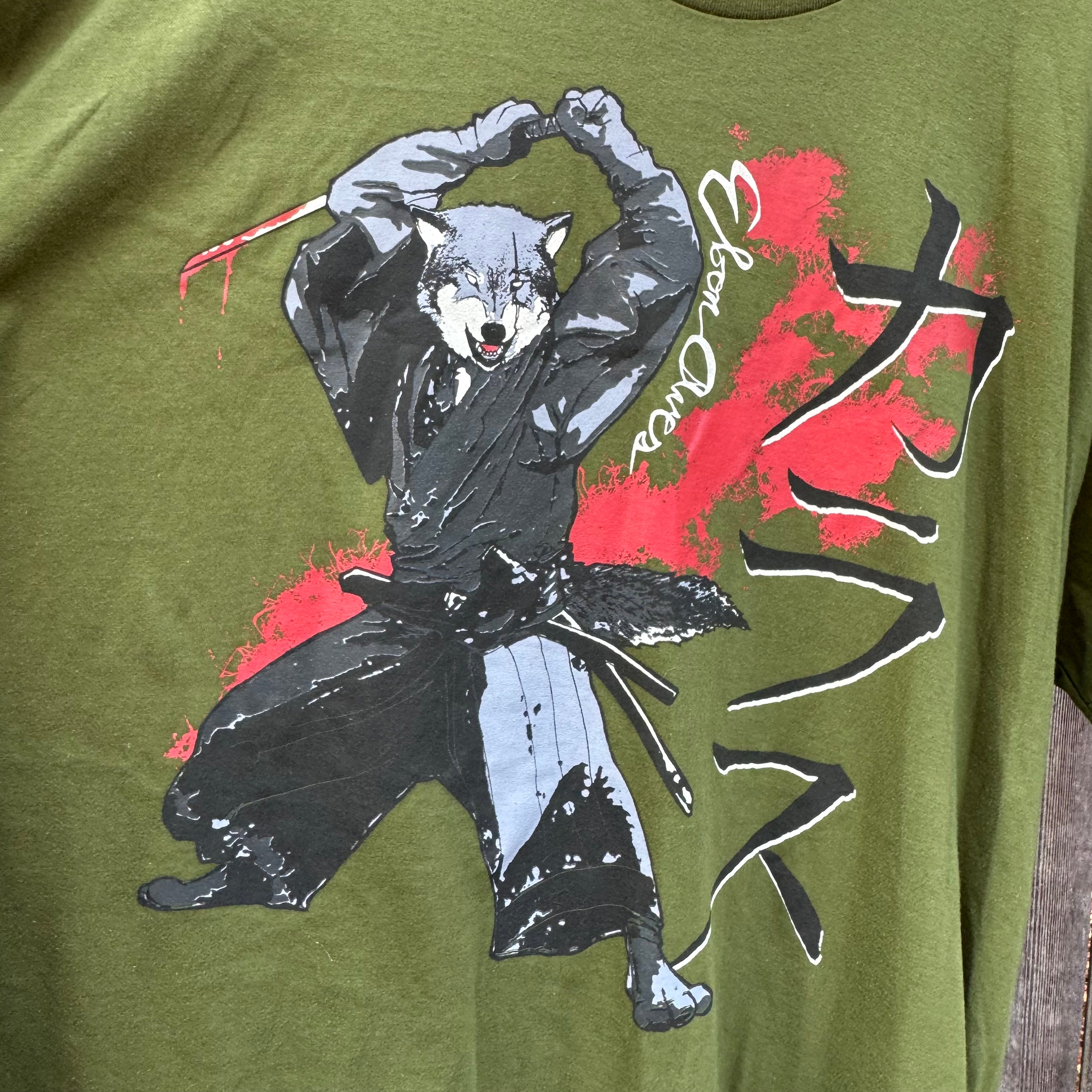 Local Artist- Trevor Phillips- Kungfu Coyote Print T-shirt