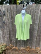 Size M Cleo Lime Green Cardigan