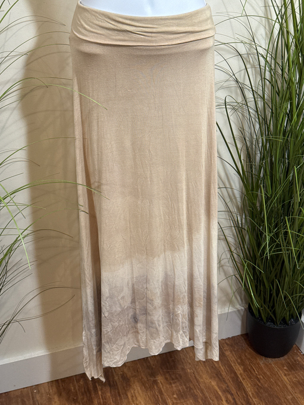 Om Grown Maxi Skirt- Asymmetrical Hem