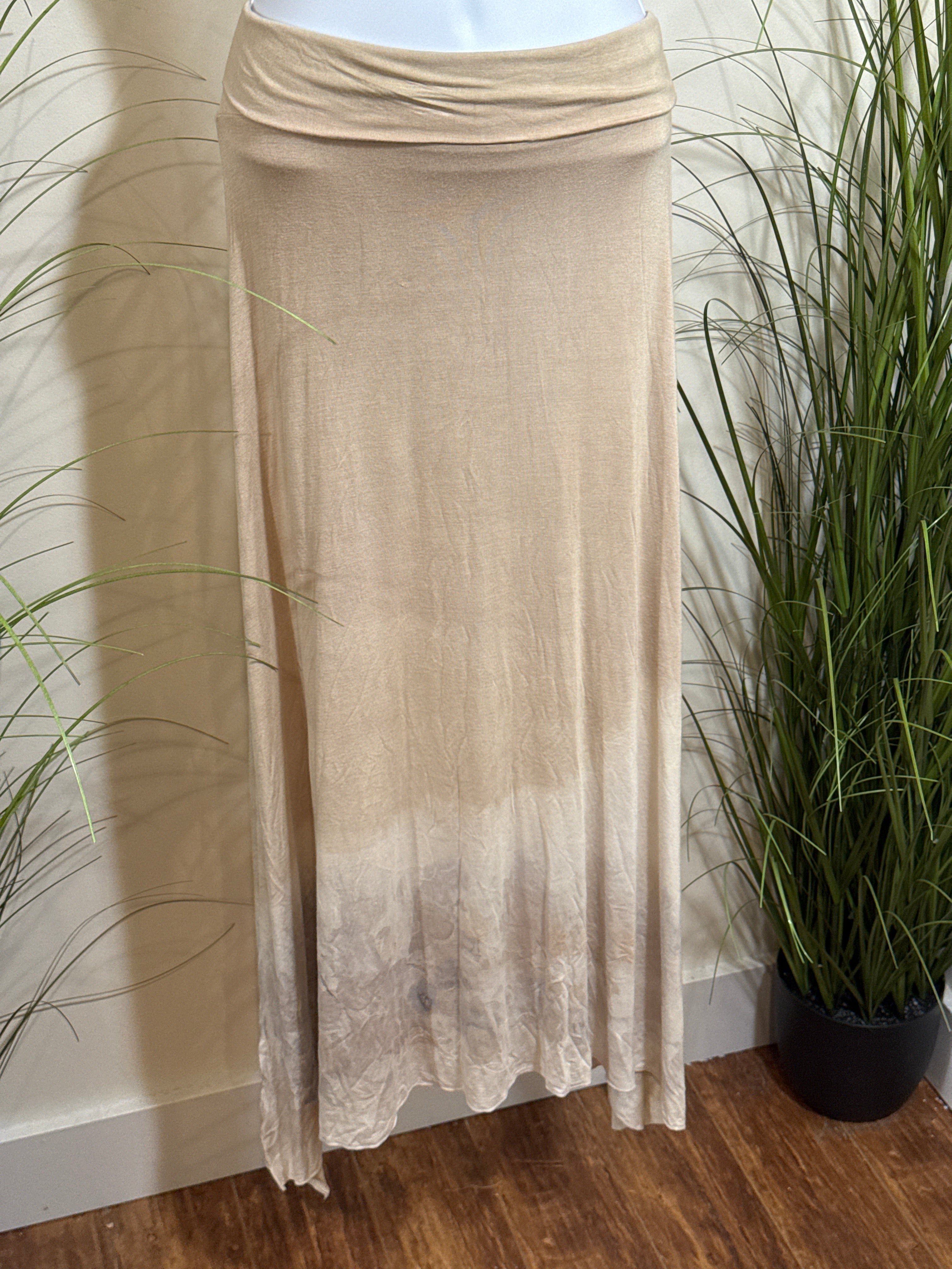 Om Grown Maxi Skirt- Asymmetrical Hem