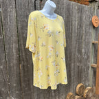 Addition Elle Flower Top Size 2X