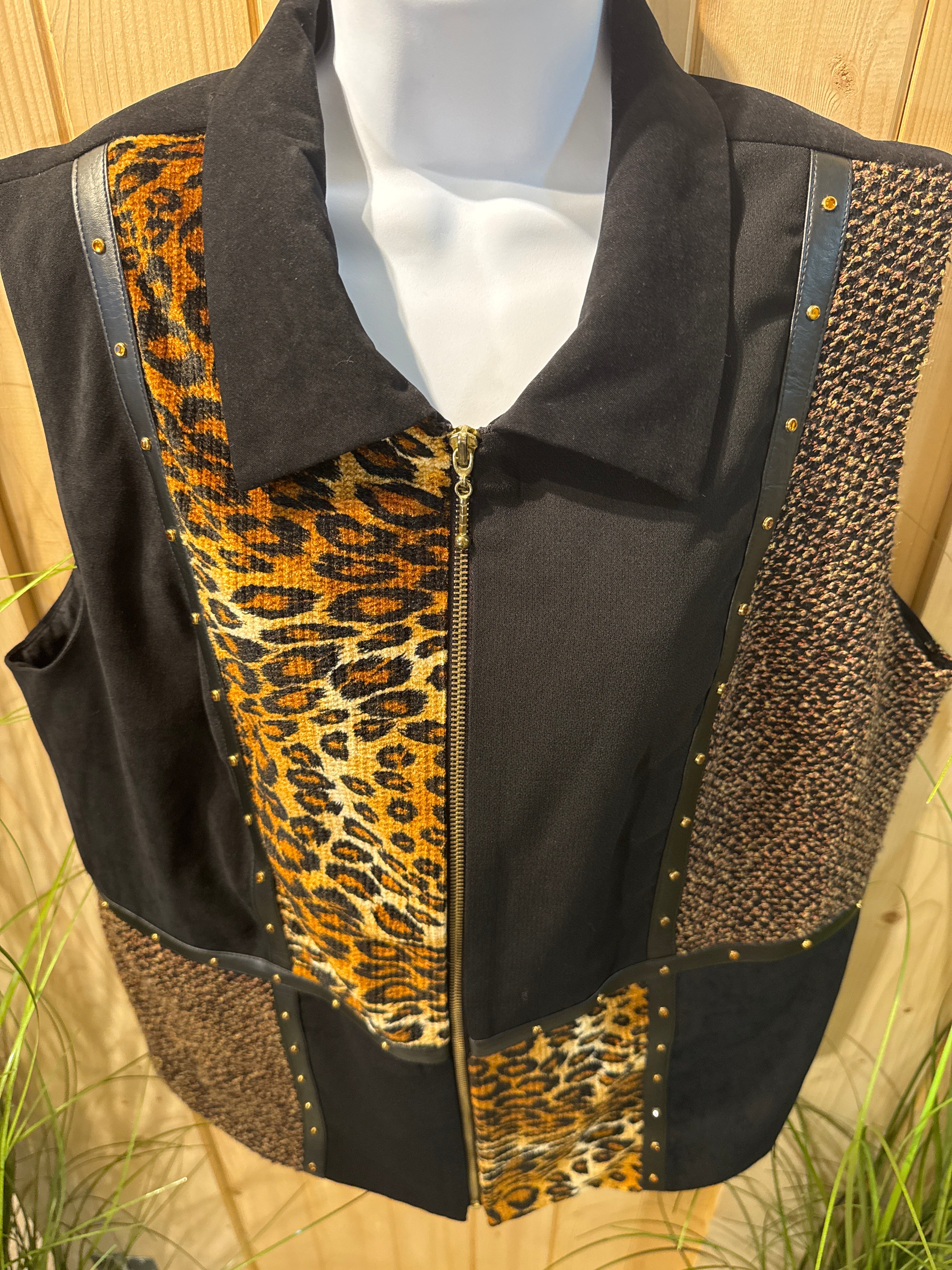 Vintage P.V. Sports Embellished Vest