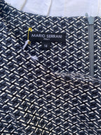 Mario Serrani Shift Dress- Geometric Pattern