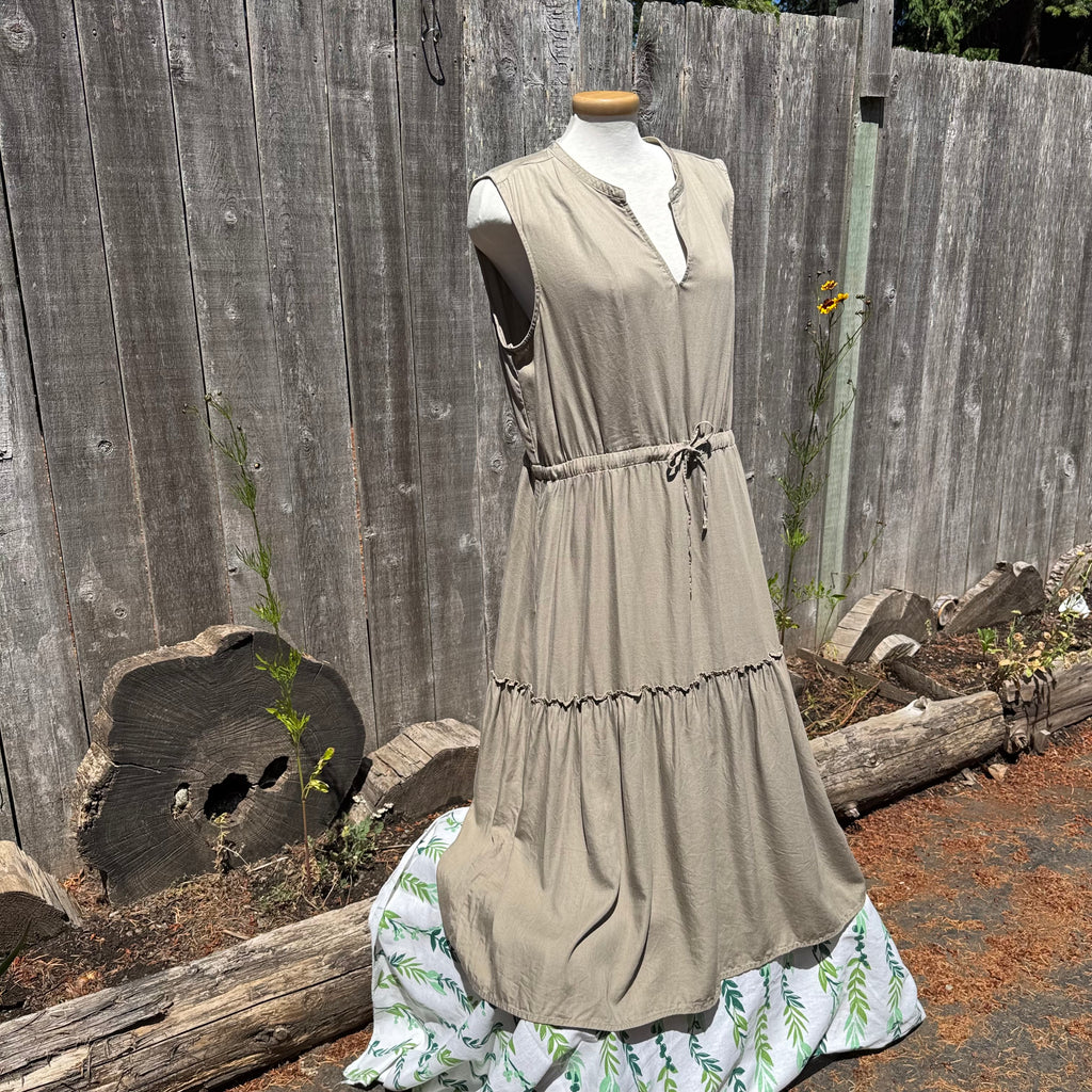 Size XL 100% Lyocell Lands End Sleeveless Dress