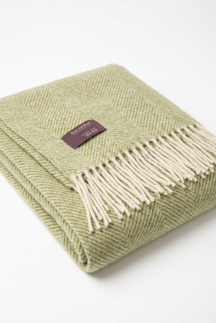 Recycled Wool Throw/Blanket by Tartan Blanket Co.