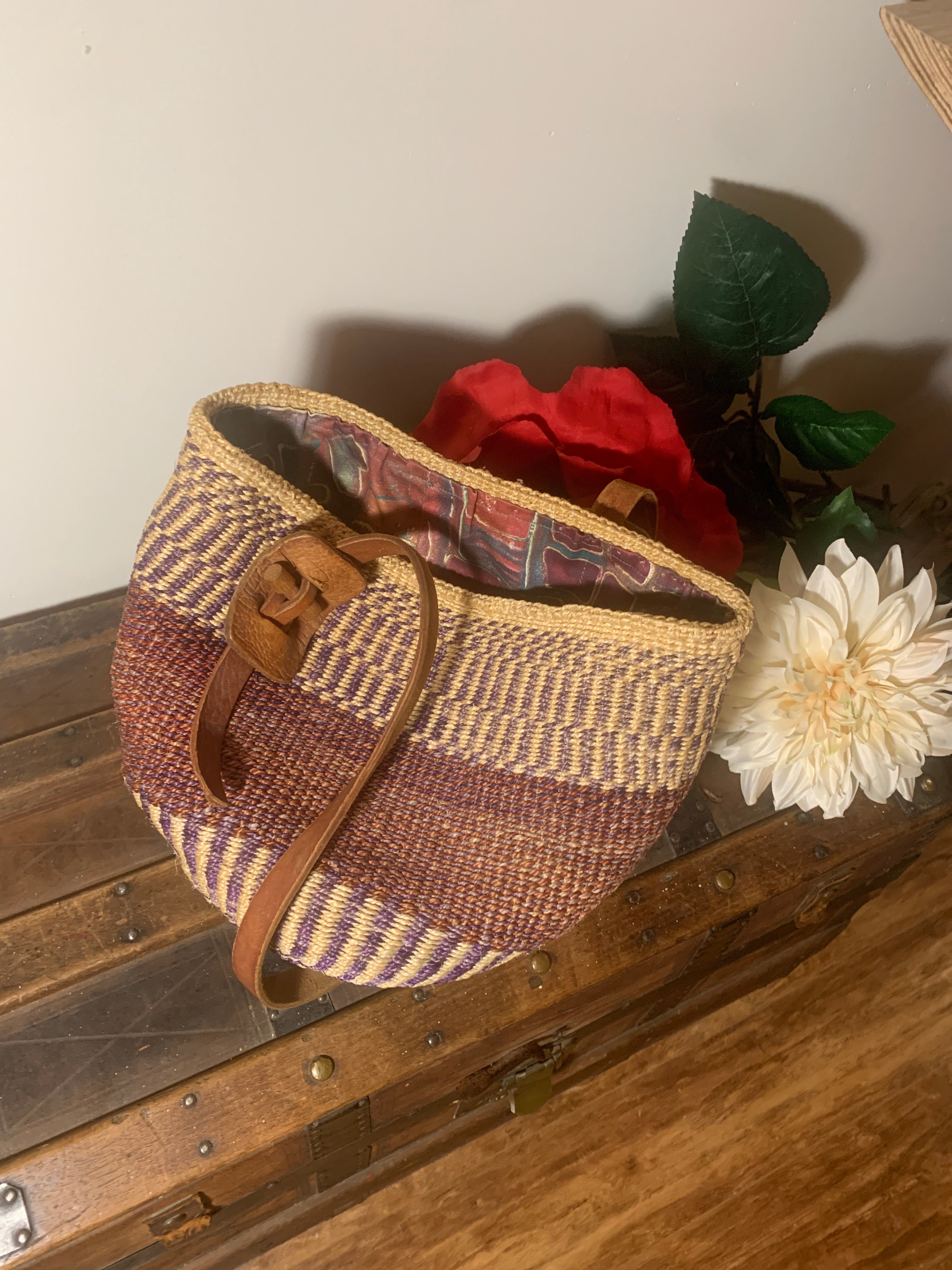 Kiondo Sisal Basket Handbag