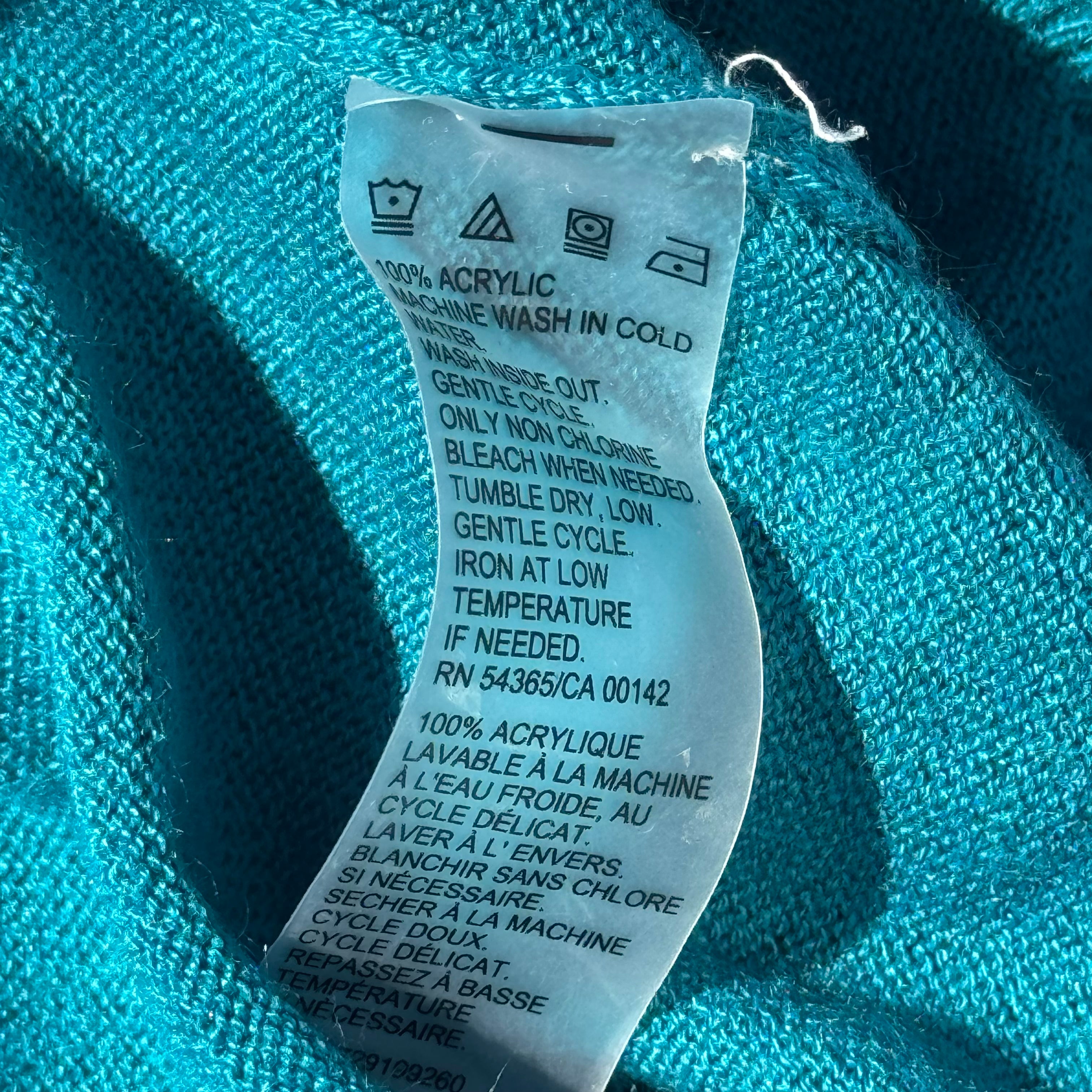 Size L Alia Fine Knit Sweater with Folded Collar