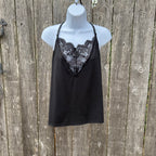 Black Race Back Camisole Size 3XL