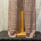 Size XL Moral Fiber Knit Sleeveless Cardigan