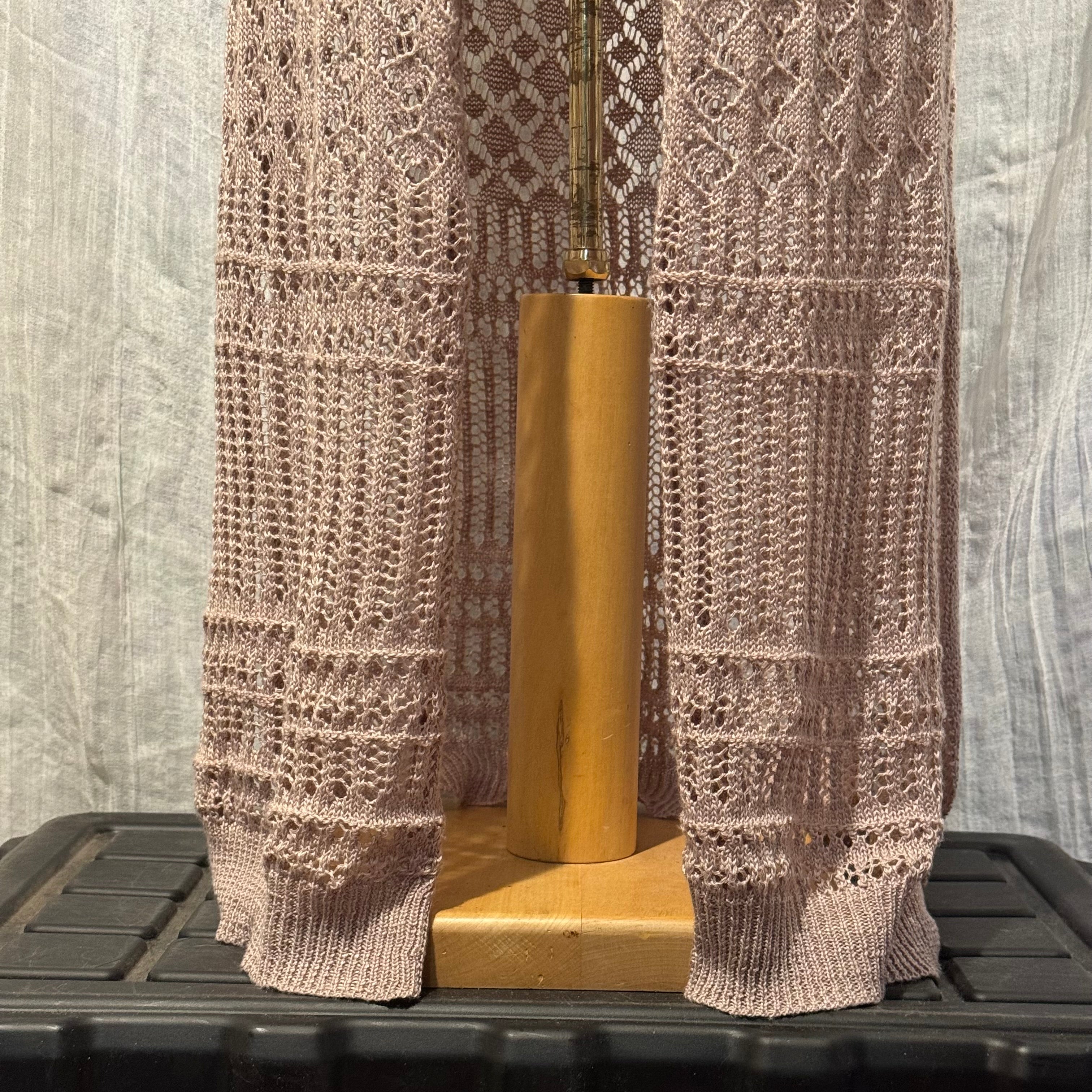 Size XL Moral Fiber Knit Sleeveless Cardigan