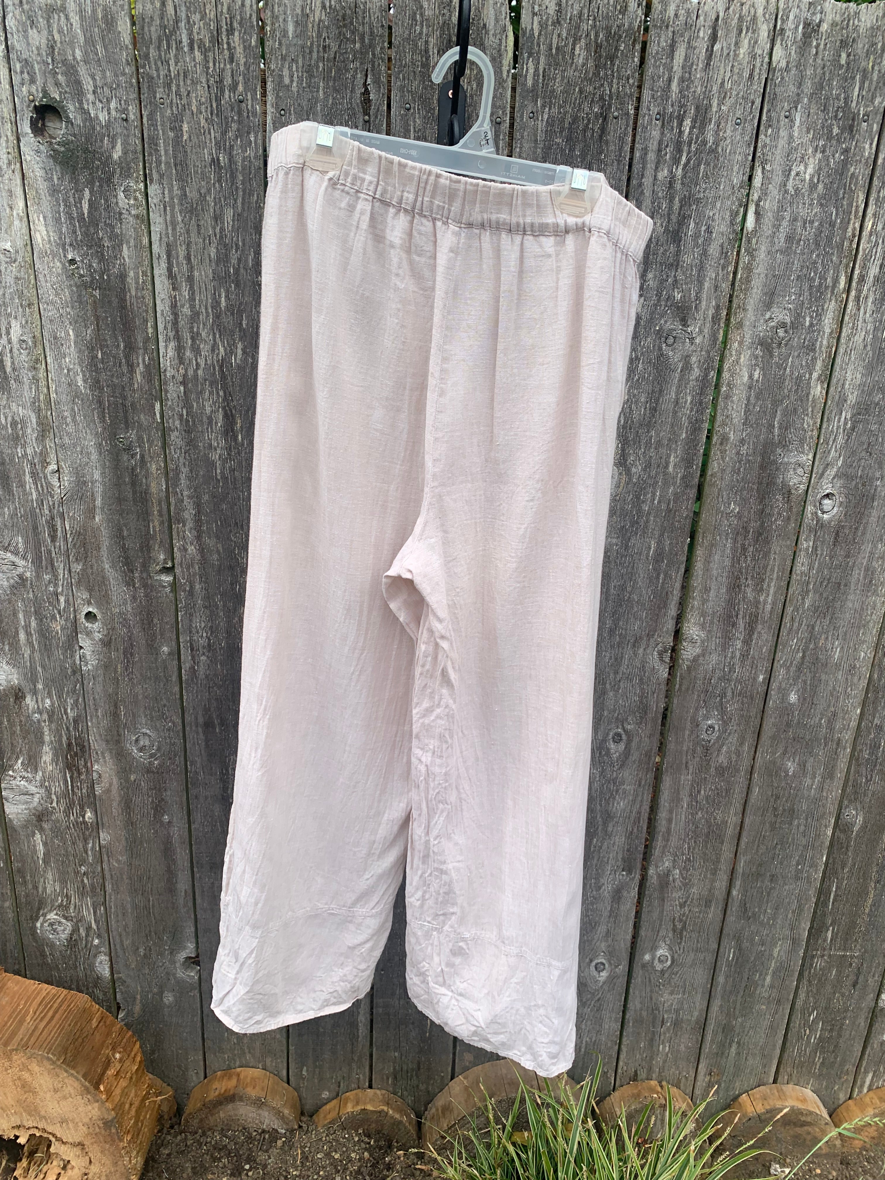 Size S Habitat Clothes to Live In Linen Blend Boho Pants