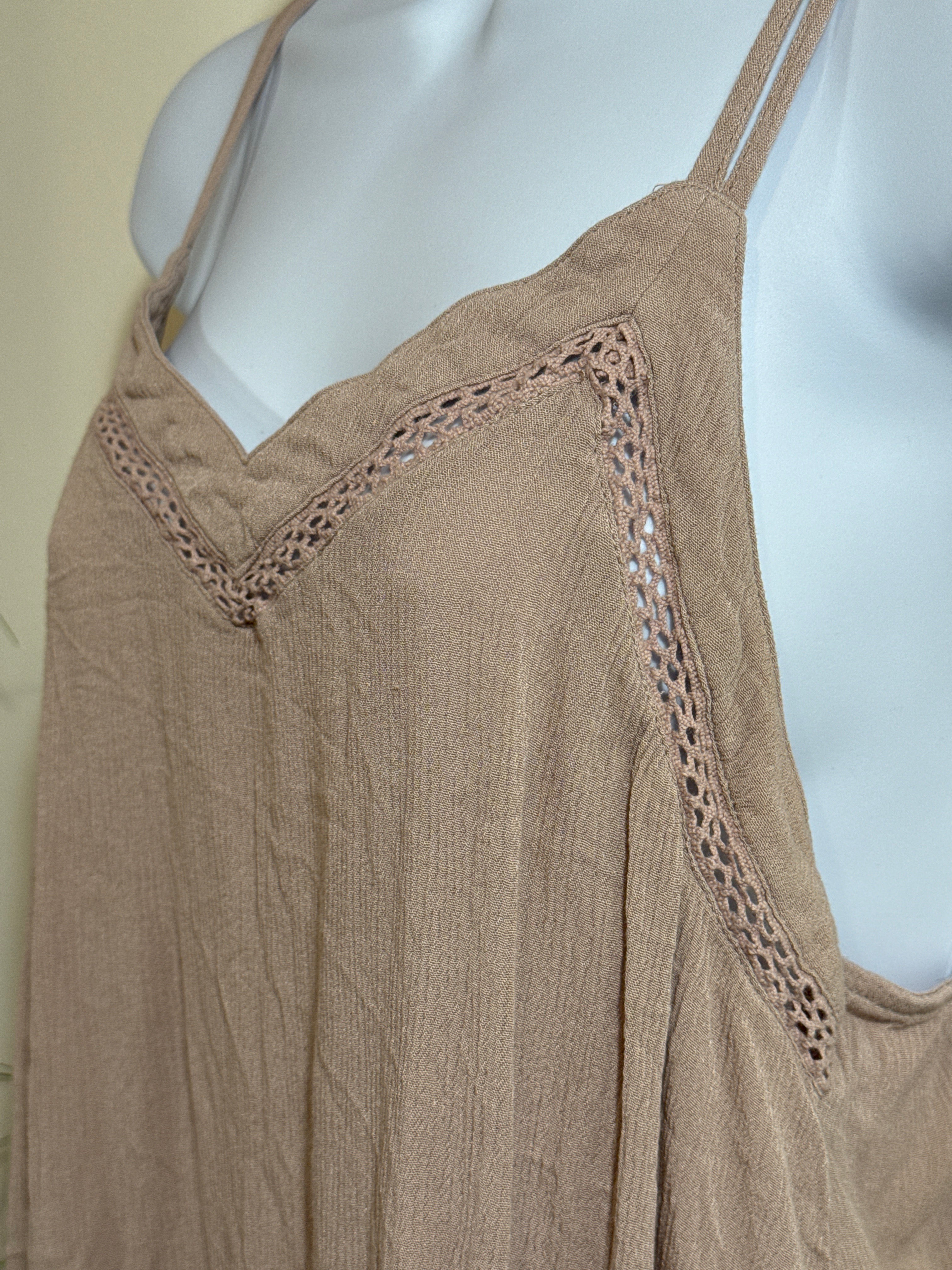 Kismet Light Taupe Rayon Cami