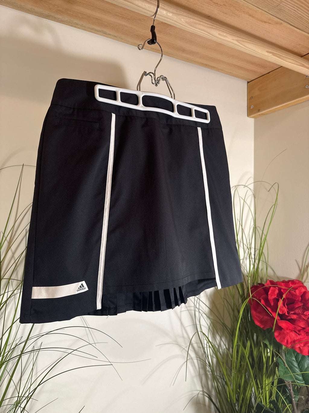 Adidas Pure Motion Coolmax Black Tennis Golf Skirt Skort Size 6