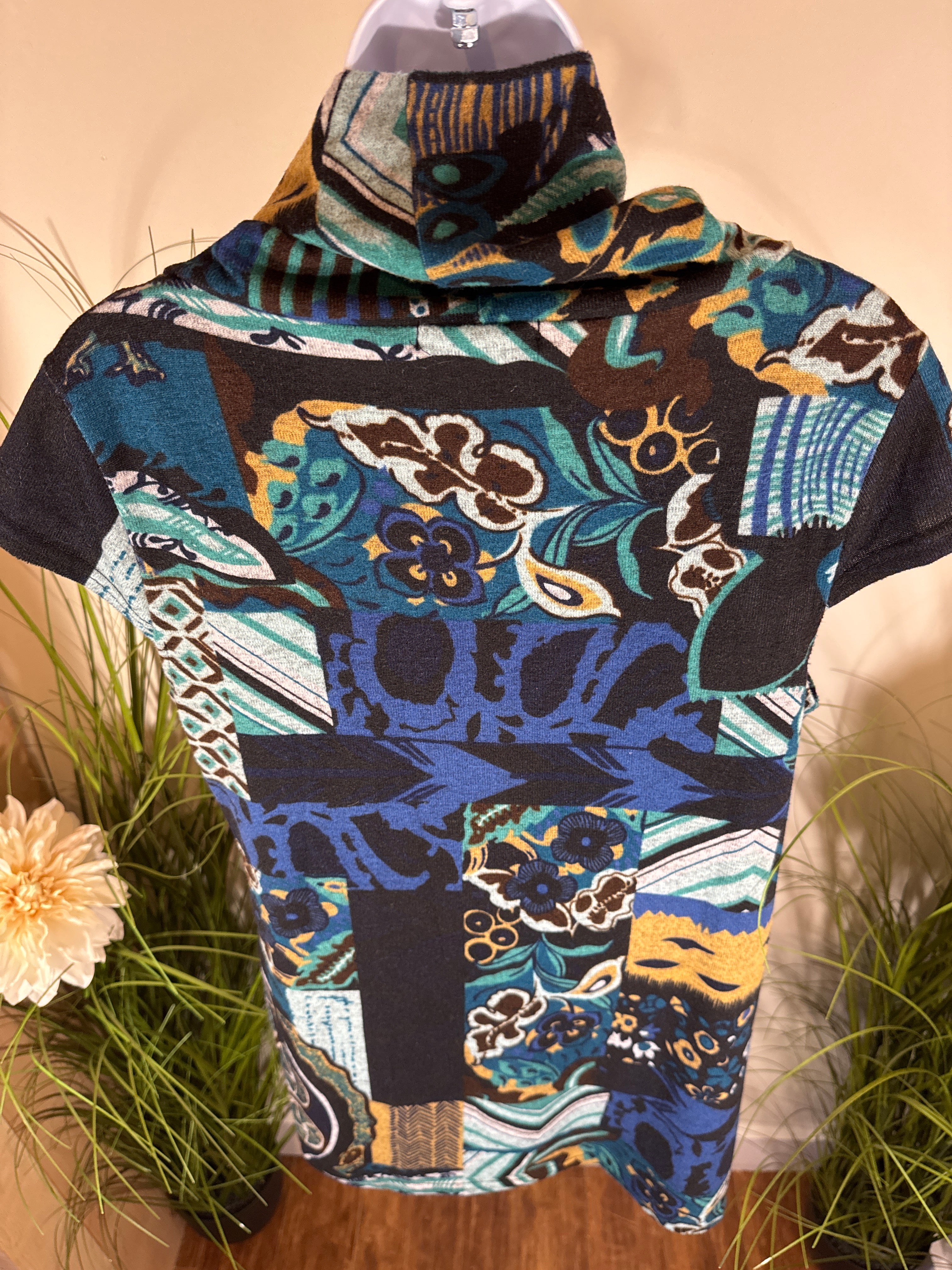 Papa Vancouver Shift Dress- Multi Coloured Pattern