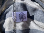 Saint Tropez West Hooded striped pull over long sleeve with rope lace-up neckline