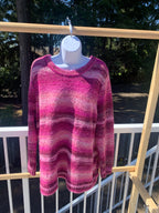 Gap Striped Pink Sweater