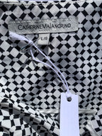 Catherine Malandrino sleeveless geometrical print dress
