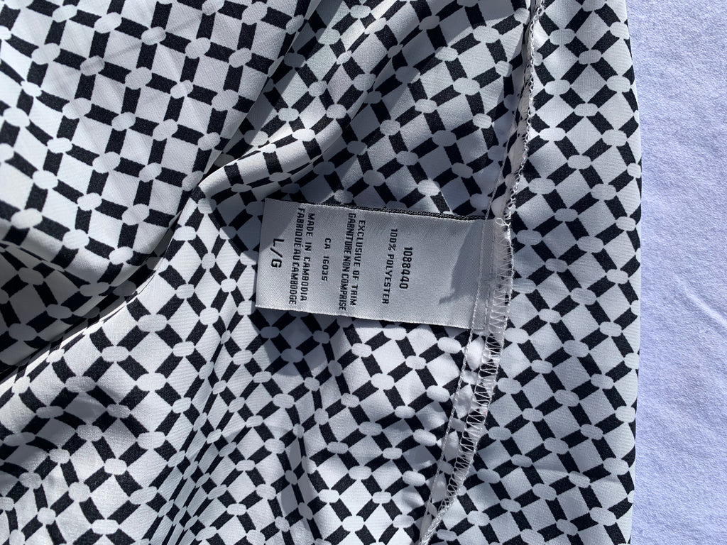 Catherine Malandrino sleeveless geometrical print dress